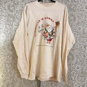 Christmas Hawaii Comfort Colors Shirt XL